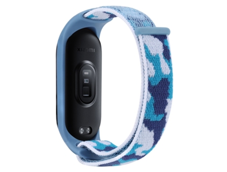 Correa de nailon ajustable para Xiaomi Mi Band 5/6/7 - azul