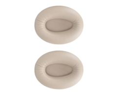 Almofada Auricular Substituta Para Fones Sony Wh‑1000xm3 Espuma De Memória Couro Pu