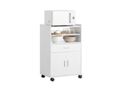 Aparador Auxiliar SOBUY FSB09-W (MDF - 92 x 59 x 40 cm)