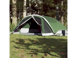 Tienda De Campaña Familiar Para 6 Personas Impermeable Verde