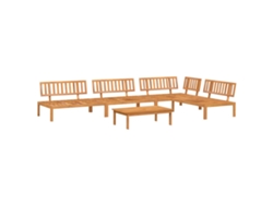 Maison Exclusive - Set De Sofás De Palets De Jardín 5 Pzas Madera Maciza De Acacia