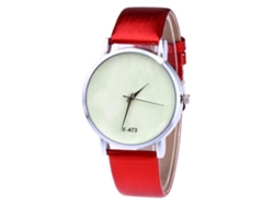 Elegante Reloj De Pulsera Para Parejas Con Esfera Redonda, Movimiento De Cuarzo Analógico Y Caja De Aleación De Aluminio.