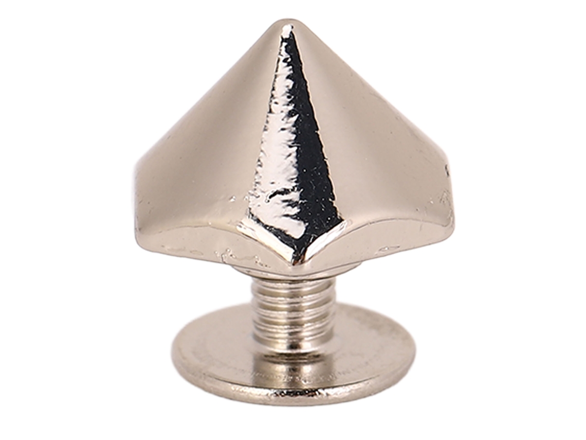 20 Remaches Hexagonales Piramidales De Aleación De Zinc De 12 Mm Para Reparación De Cinturones De Cuero Con Tornillos Ph.