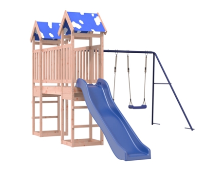 Parque Infantil De Exterior VIDAXL Marrón Madera