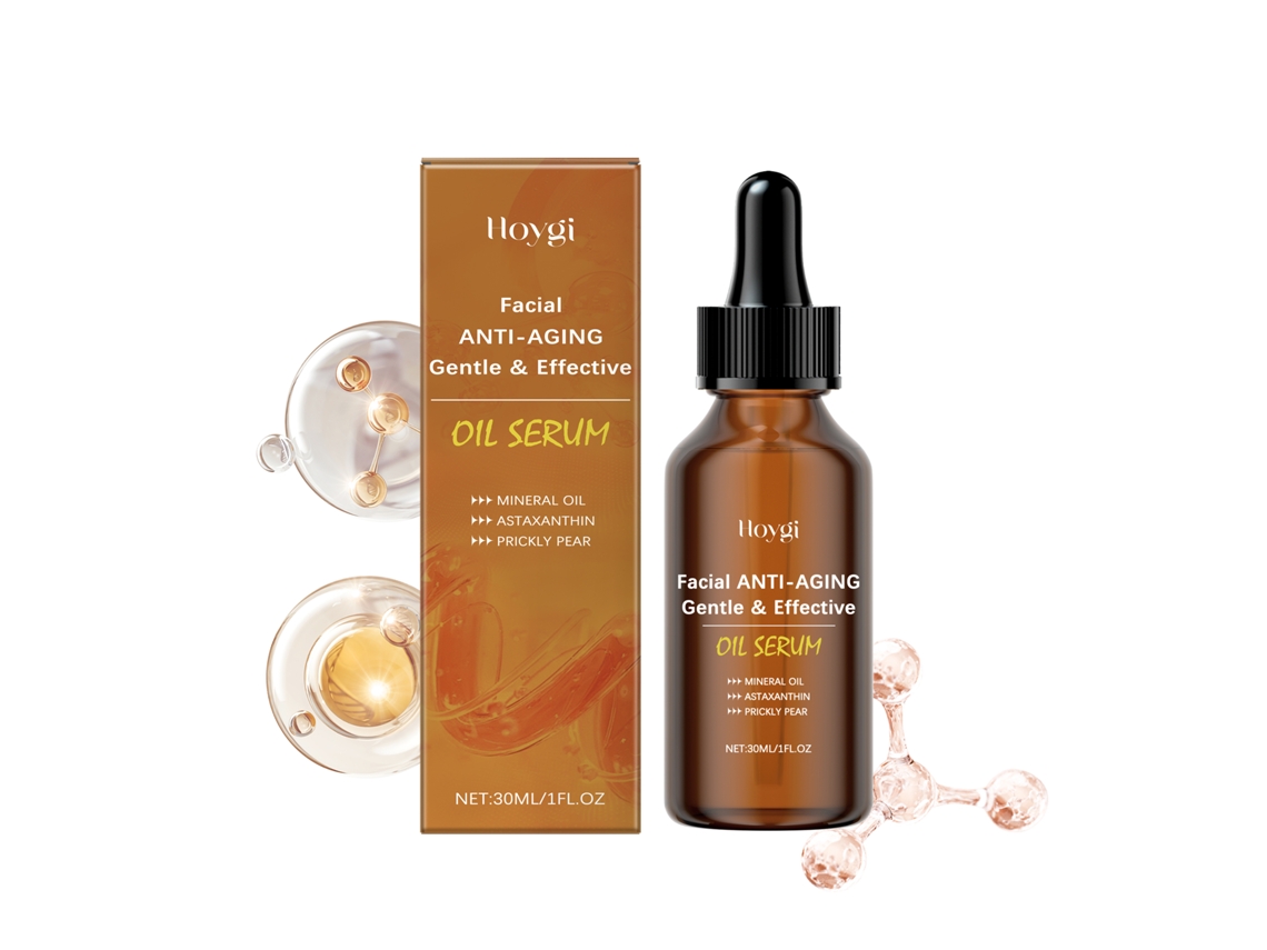 Sérum facial antiedad contra los signos del envejecimiento.