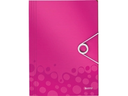 Carpeta 3 solapas LEITZ WOW Rosa (A4 - Capacidad: 150 hojas)
