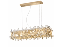 Lámpara De Techo De Cristal Pibaogu Asled-782 (ámbar)