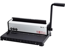 Máquina De Encuadernación De Doble Alambre Td-13 3 En 1 Para Libros En Formato A4, Alambre,