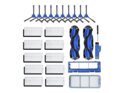 Cepillo giratorio de repuesto, cepillos laterales, filtros, compatible con Eufy Robovac 11s 30