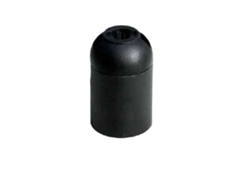 Gsc 101530005 | Portalámparas Termoplástico Liso E27 Negro