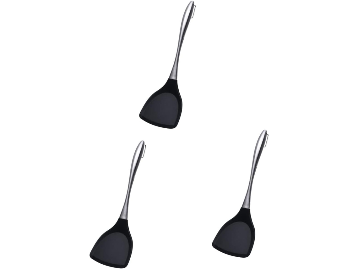 Utensílio De Silicone: Ótima Aderência Antiderrapante Que Garante Controle Superior Ao Manuseá-lo.brespátula