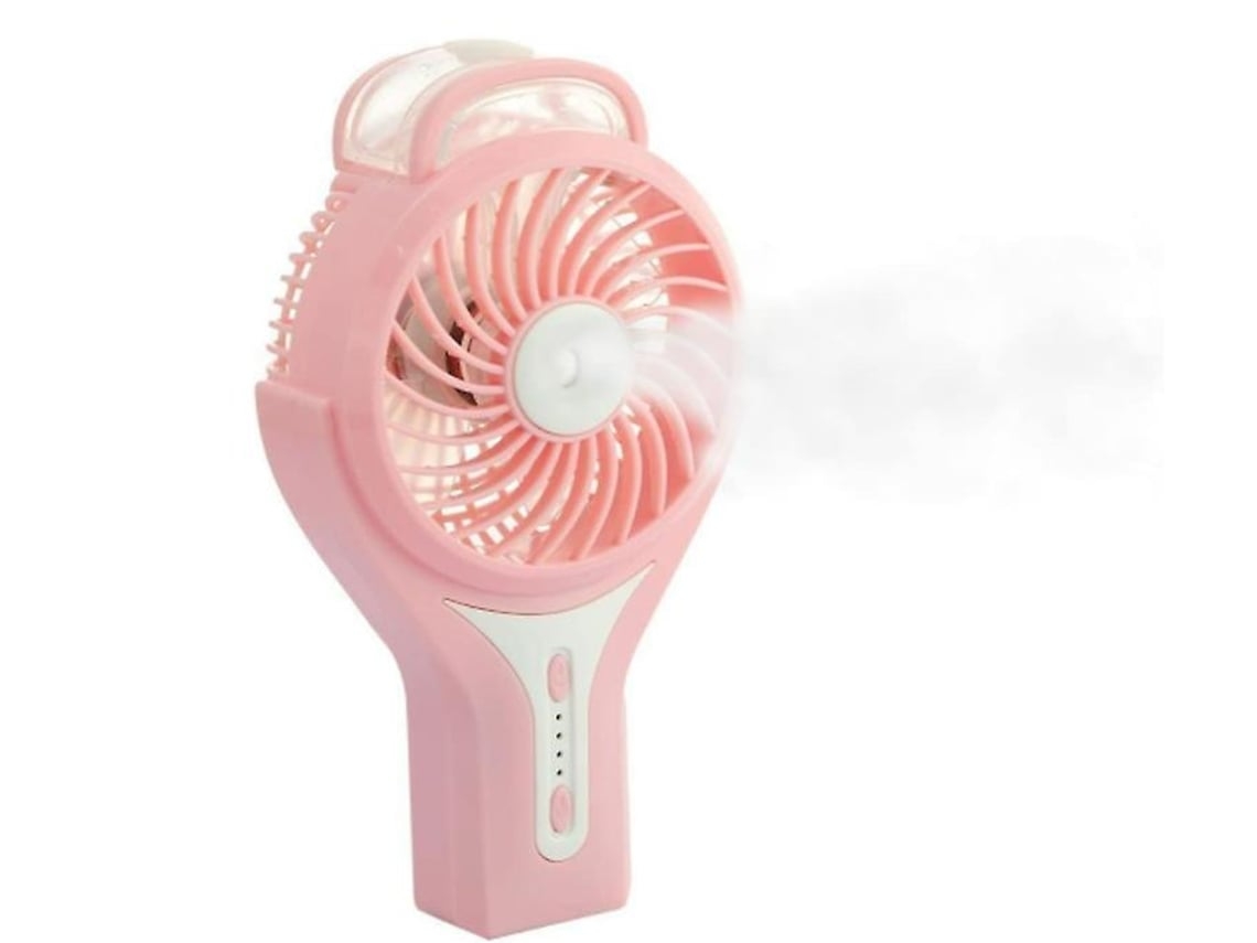 Mini ventilador nebulizador USB, humidificador personal portátil de niebla refrescante, recargable de mano, mini Gusshious