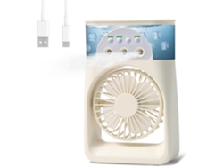 4 En 1 Mini Aire Acondicionado Portátil, Ventilador Frío, Mini Ventilador Silencioso Y Potente, Tres Niveles De Velocidad Del Viento