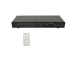 Divisor de interfaz multimedia HD 2x8 con control remoto, 4K 60Hz
