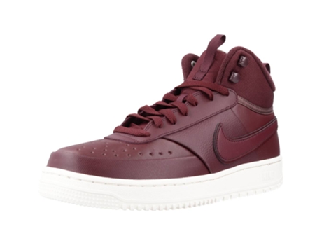 Zapatillas de Hombre NIKE Court Vision Mid Tecido Rojo (43)