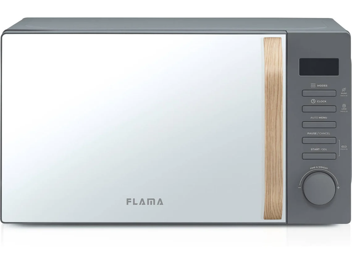 Microondas FLAMA 1842FL Stone Gray (20 l - Sin Grill - Digital)