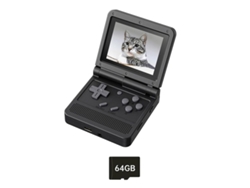Consola De Juegos Retro V90 De 64 Gb, Pantalla Ips De 3,0 Pulgadas, Reproductor De Juegos Portátil De Código Abierto, Miniconsola Portátil