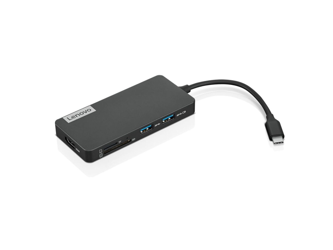 Hub USB LENOVO 4X90V55523 Negro