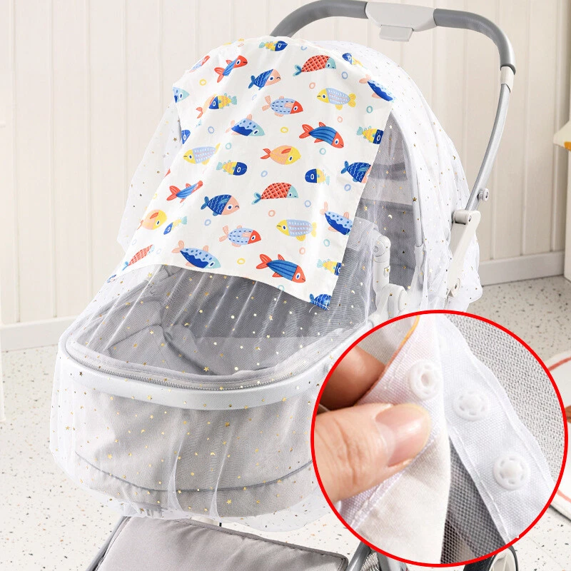 Mosquitera para cochecito Chrui con cobertura total (Estilo 6)