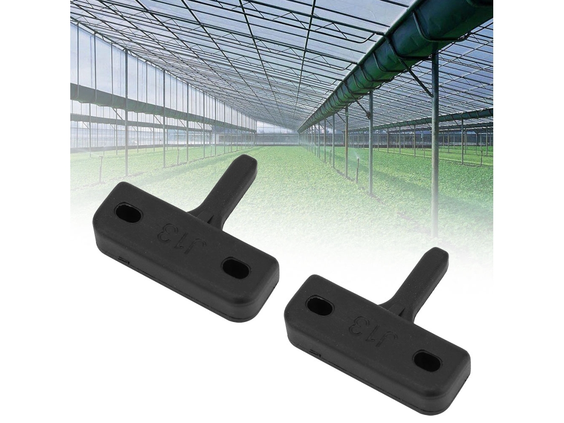 Kit de fijación para ventanas de invernadero, patas planas, duradero