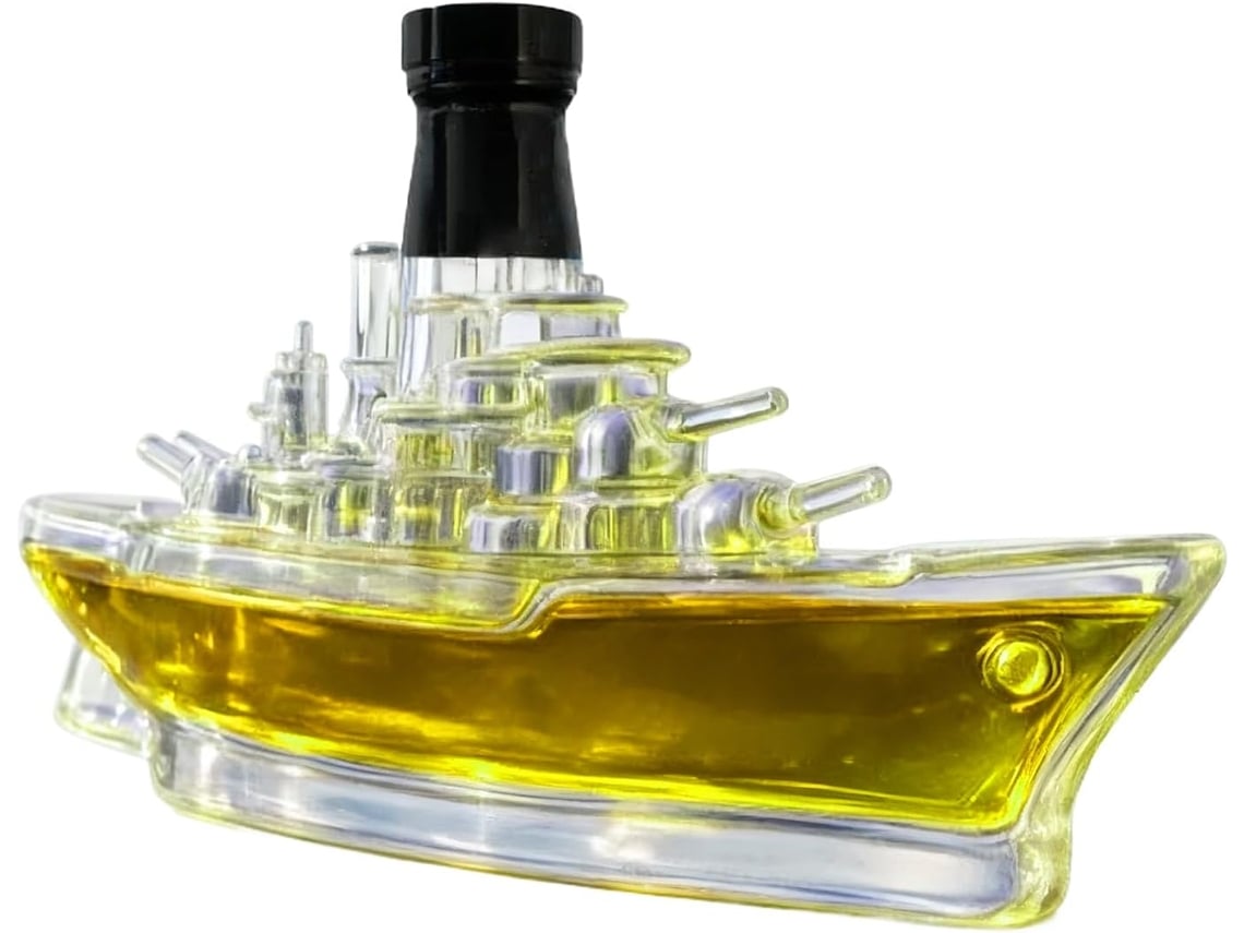 Garrafa De Vidro Para Bebidas Destiladas - Recipiente Vazio De 350ml Garrafas Vazias Para Casa, Aniversários, Festas,