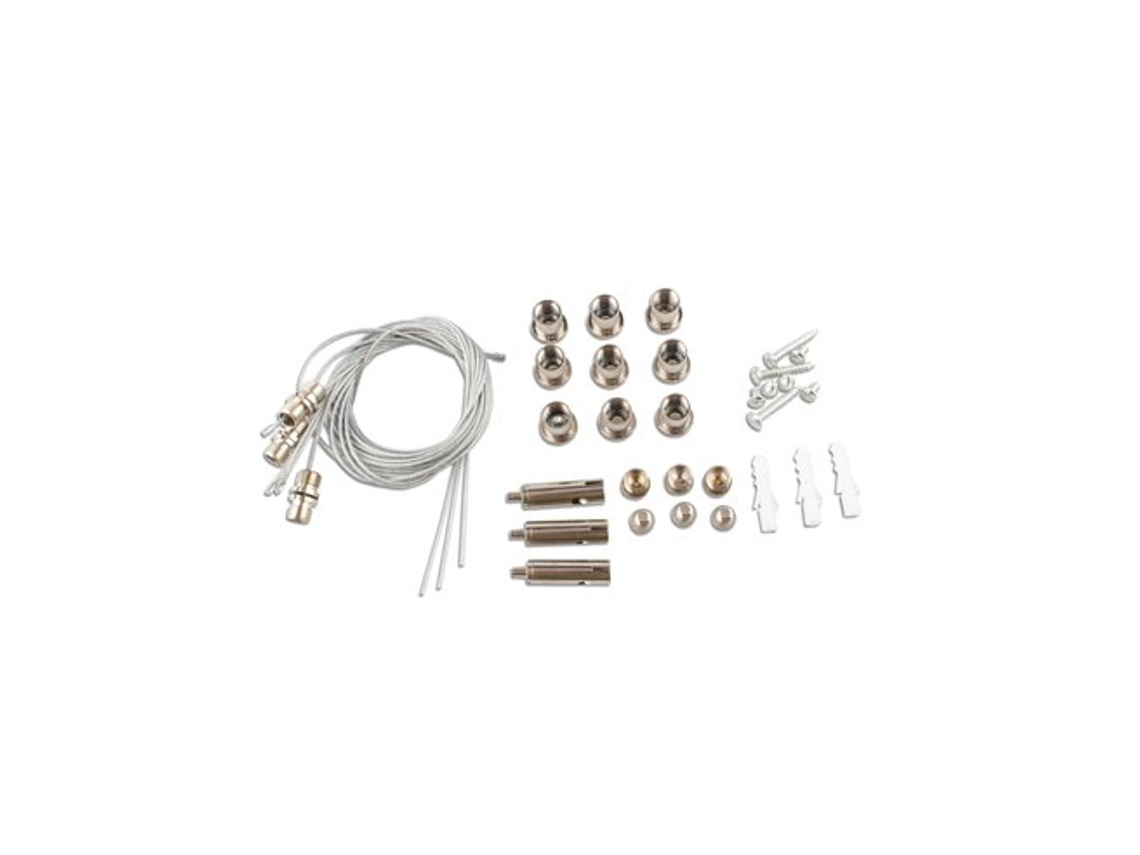 Kit Cable Acero Colgador Panel Led Matel 60x60cm