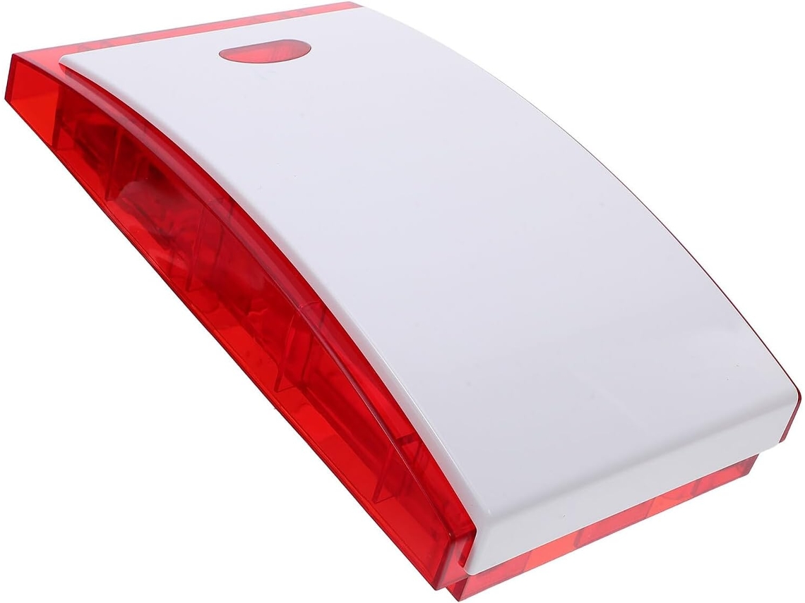 Sirena Antirrobo De 12 V Con Sonido Y Luz, Resistente Al Agua, Luz Intermitente Para Mayor Seguridad.