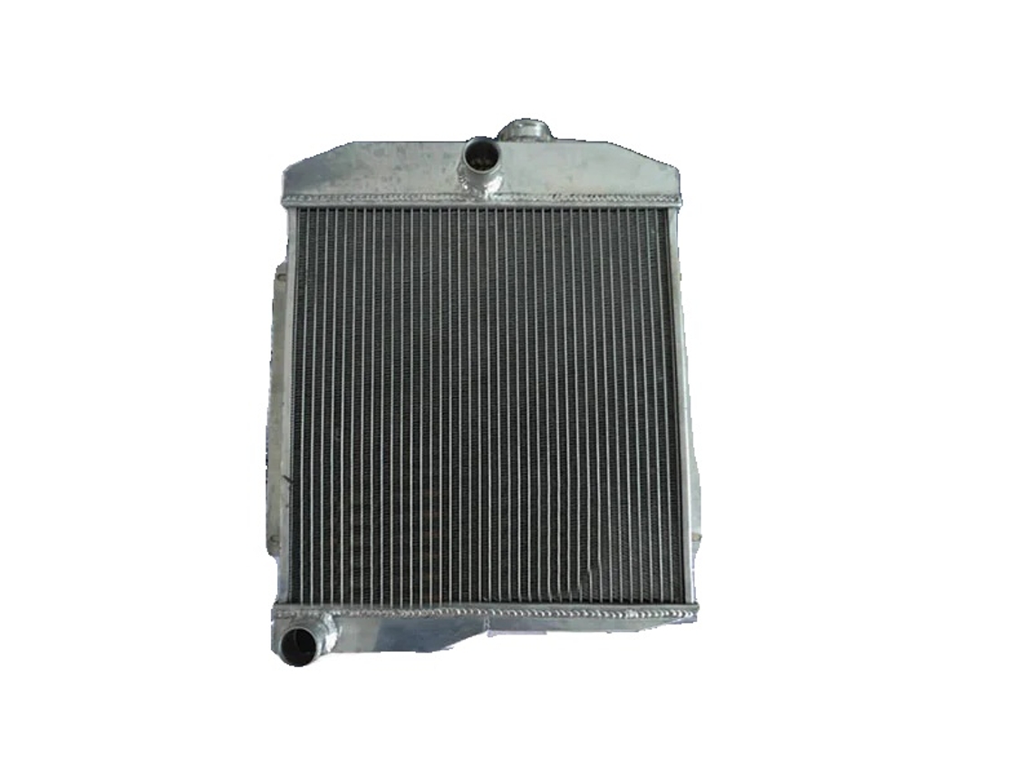 Radiador de aluminio para Jeep 1955, núcleo 405 mm x 410 mm x 40 mm, entrada/salida 38 mm, 2 líneas 1971, tipos de motor 2,2 L/3,7 L/4,2 L/5,0 L OEM