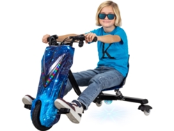 Triciclo Eléctrico De Drift Para Niños, Patinete De Drift, Hasta 15 Km/h, Velocidad Regulable, Bocina, Ruedas De Drift Led De 360°