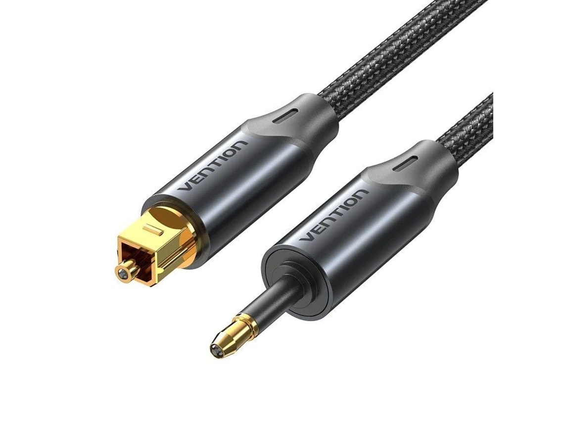 Cable de Audio de Fibra Óptica VENTION Bkcbh/ 2M/ Negro