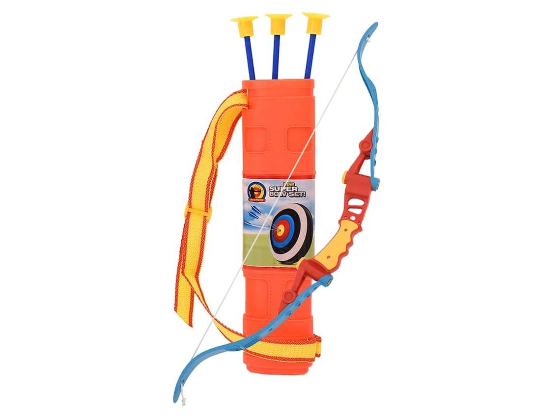 Juego de tiro con arco para niños con arco y flechas, decoración del hogar DKD