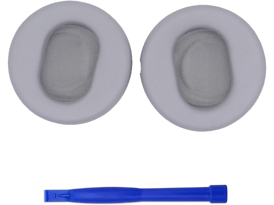 1 Par De Almohadillas De Espuma Gruesa Para Los Oídos, Puntas De Repuesto Transpirables Para Los Oídos, Cuero Proteico Suave.