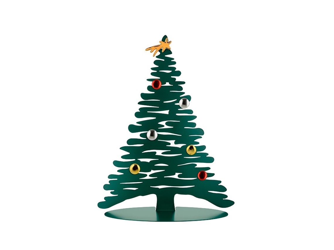 Ãrbol de  Navidad Deccorativa Verde 45Cm - Bark For Christmas ALESSI