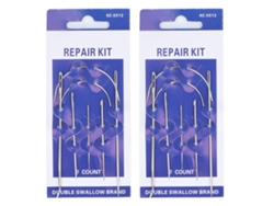 2 Juegos De Agujas Para Cuero, Kit De Costura A Mano Para Alfombras De Lona Resistentes Hechas Por Uno Mismo.