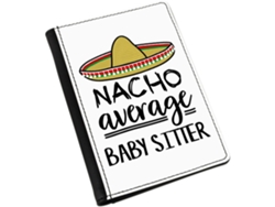 Portapasaportes de niñera de tamaño mediano, base de regalo, Nacho
