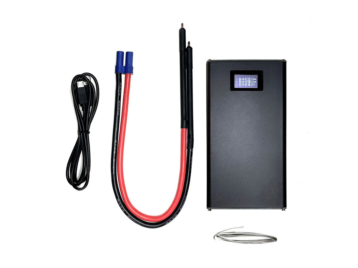 Mini Máquina De Soldadura Por Puntos Portátil Para Bricolaje Con Pantalla Oled, Ajuste De Potencia Y Retardo Para Cuchillas De Níquel Y Acero De 0,1 A 0,2 Mm.