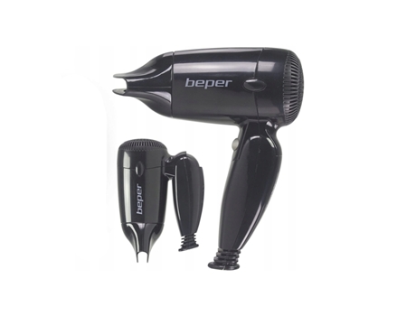 Secador de pelo de viaje - Negro - 1200W