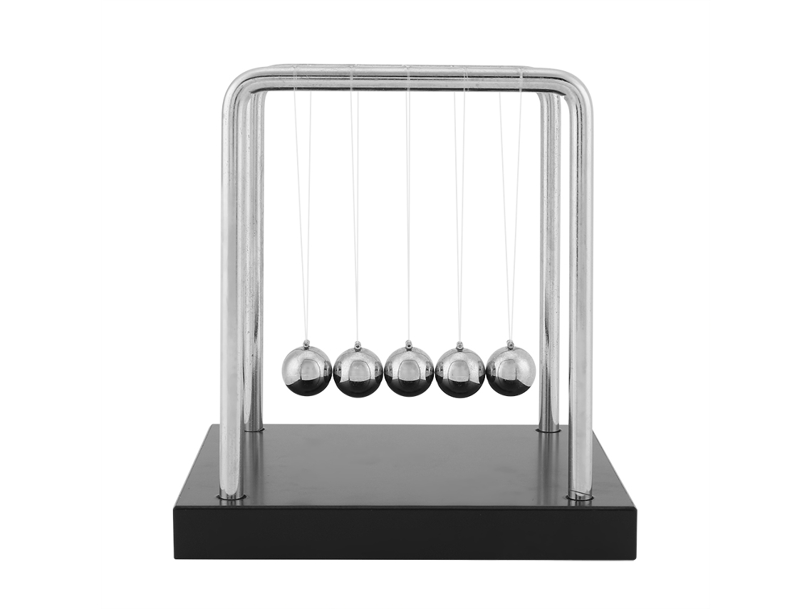Péndulo de Newton, balanza de bolas de acero, juguete para mesa de ciencias