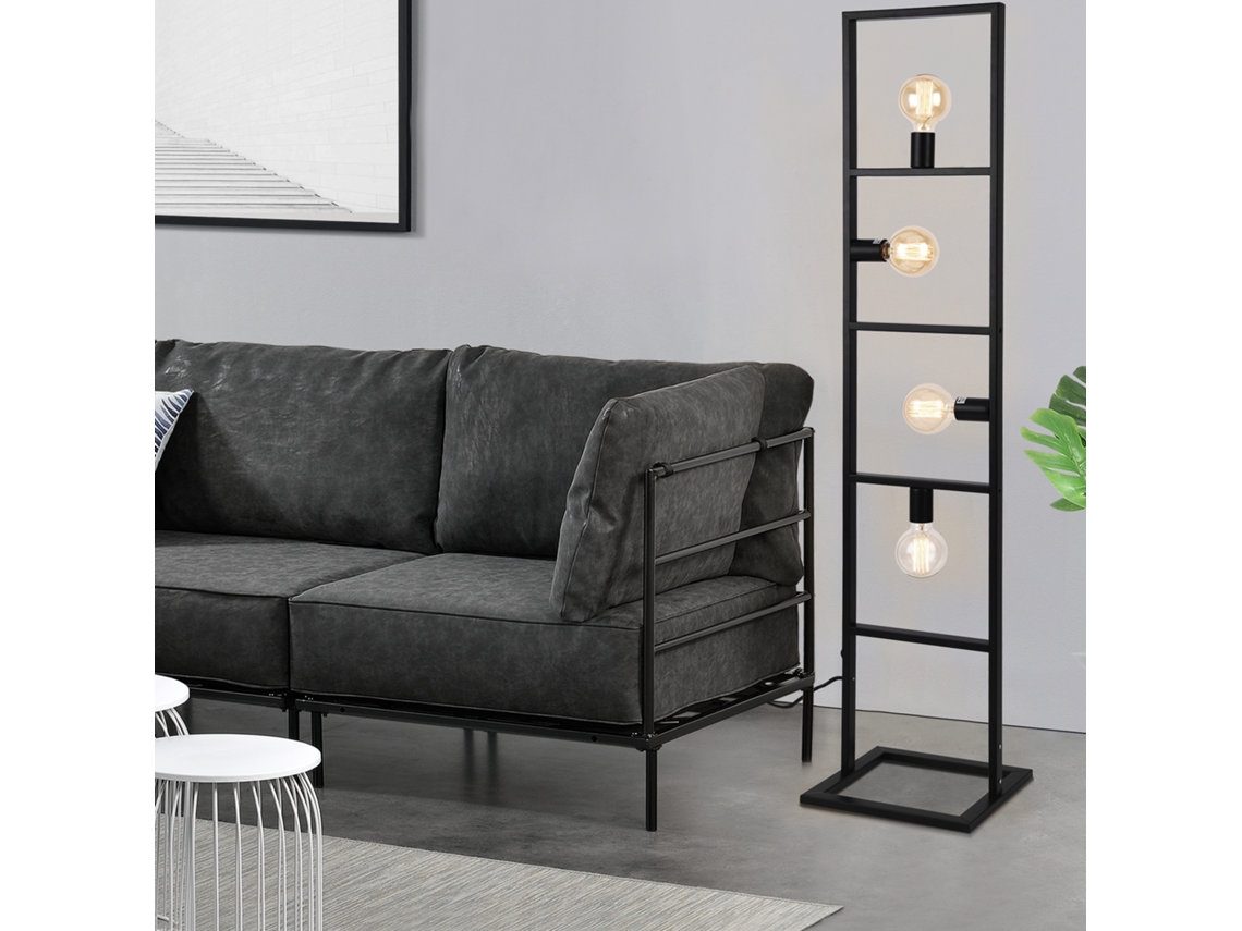 Lámpara de pie LUX.PRO Negro (60 W - E27)