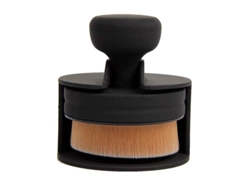 Brocha Kabuki Portátil Para Base De Maquillaje Con Fibras Sintéticas Para Rostro Y Cuerpo, Cobertura Total.