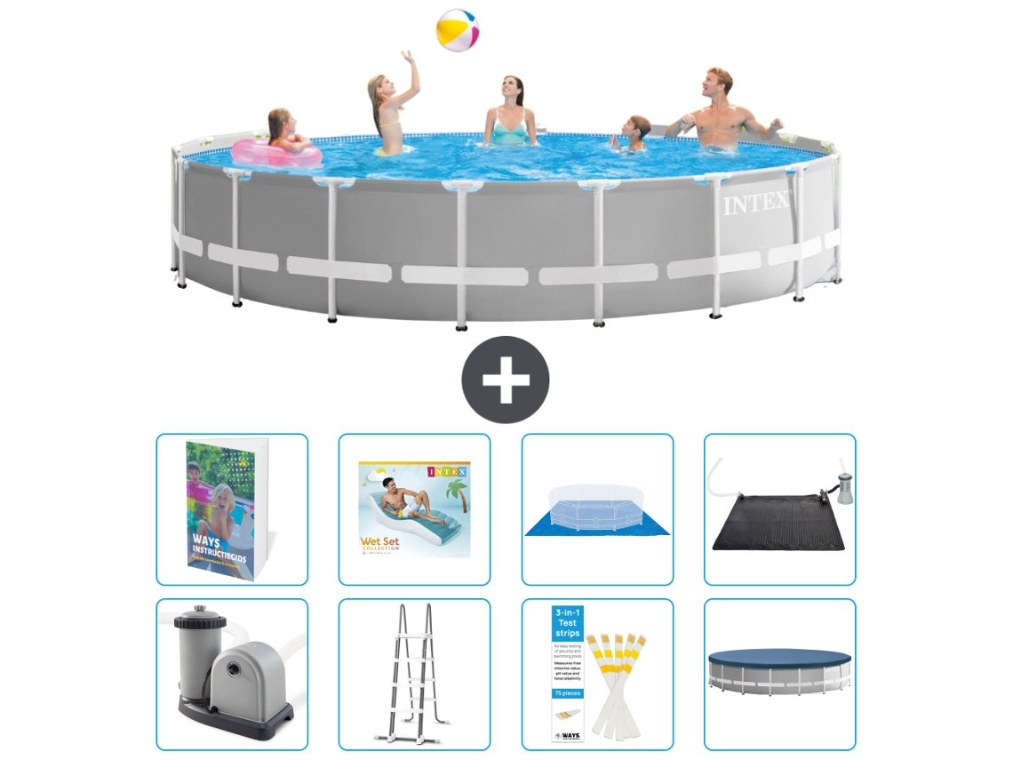 Intex Piscina Prism Frame Redonda - 549x122 Cm - 9-peças S567