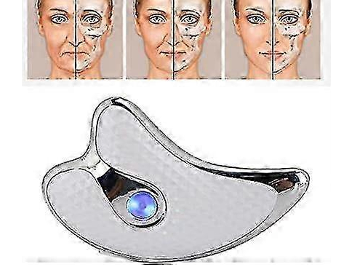 Raspador Facial De Microcorriente, Masajeador Facial Reafirmante Eléctrico, Instrumento De Belleza Para Crear Un Rostro Y Eliminar Granos Dobles.
