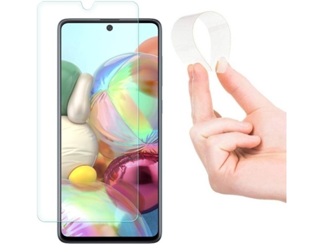 Protector Cristal Templado Samsung Galaxy A71 LMOBILE Tpu Transparente