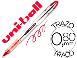 Marcador Uni Ball Roller Ub 200 Vision Vermelho 0.8 mm