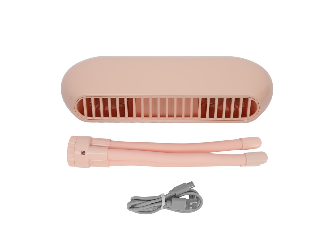 Mini Ventilador De Mano Para Cochecito De Bebé, 4 Velocidades, Funciona Con Usb, Batería, Trípode Flexible, Con Clip Para Asiento De Coche, Color Ros