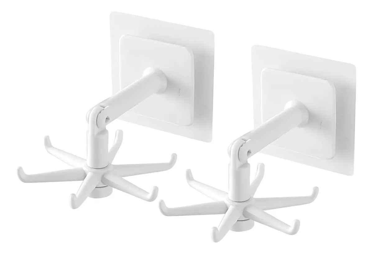 Ganchos de pared plegables con rotación de 360° de 2vayotoy