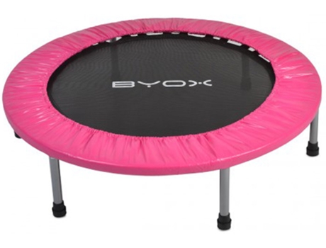 Cama elástica de interior para niños BYOX rosa
