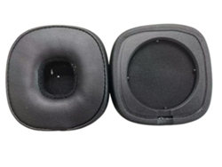 Almohadillas Szsmart para Marshall Major IV Square de piel sintética y proteína, color negro
