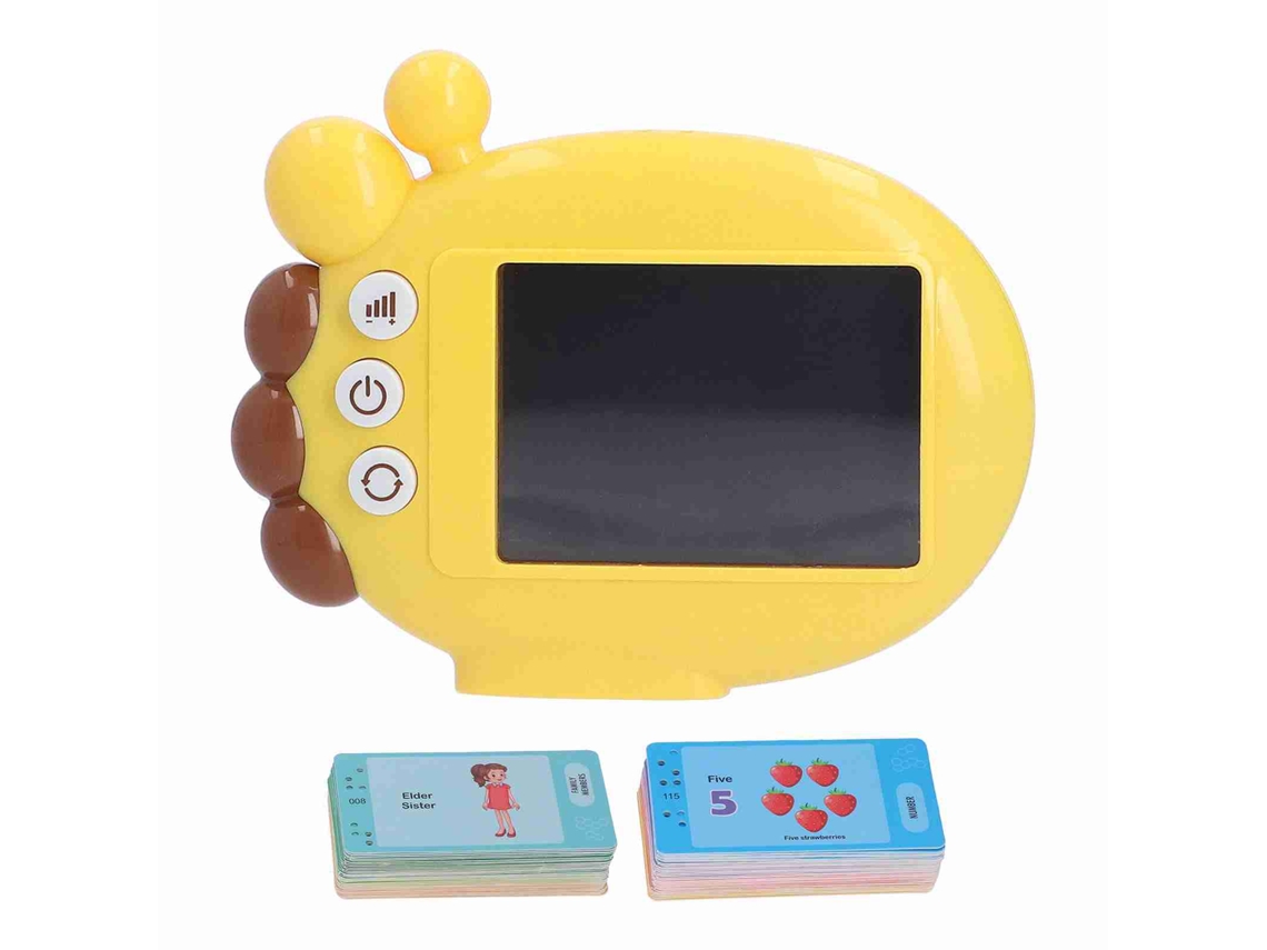 Lector De Tarjetas En Inglés Para Niños Juguete Interactivo De Aprendizaje Temprano Iluminador Lindo Máquina Educativa