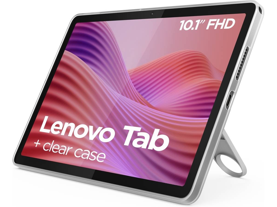 Tablet LENOVO Tab (10.1'' - 64 GB - RAM: 4 GB - Wi-Fi - Gris) + Funda Transparente